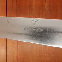 Vintage J A Henckels 10.5" Chef Knife 102-10" Carbon Steel Solingen, Germany Pre-WW2?