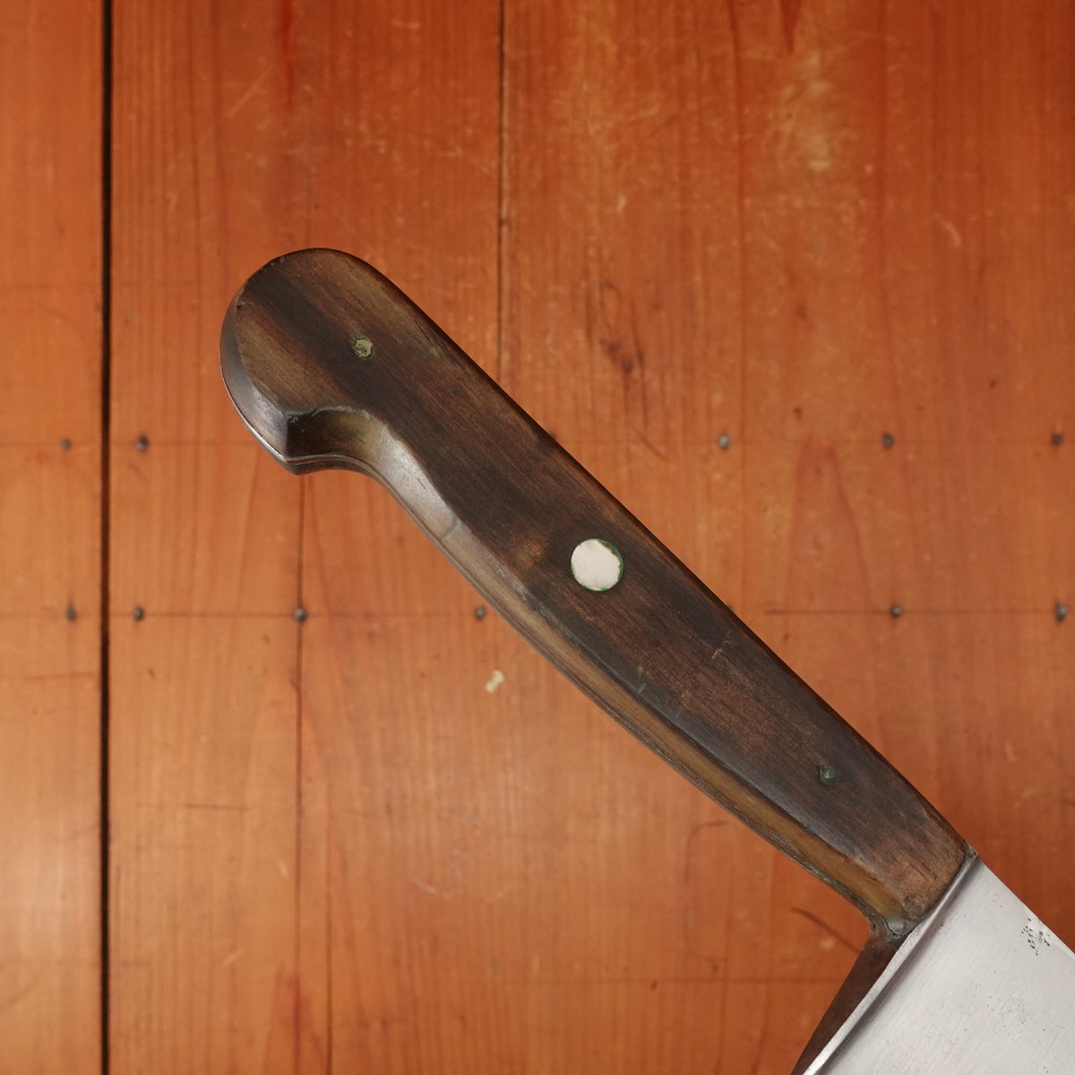 Vintage J A Henckels 10.5" Chef Knife 102-10" Carbon Steel Solingen, Germany Pre-WW2?