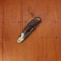 Fontenille Pataud Laguiole Magnum Sommelier Pocket Knife Carved Pinned Walnut