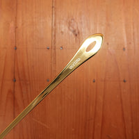 Gestura 9” 00 Oro Golden Stainless Steel Kitchen Slotted Spoon