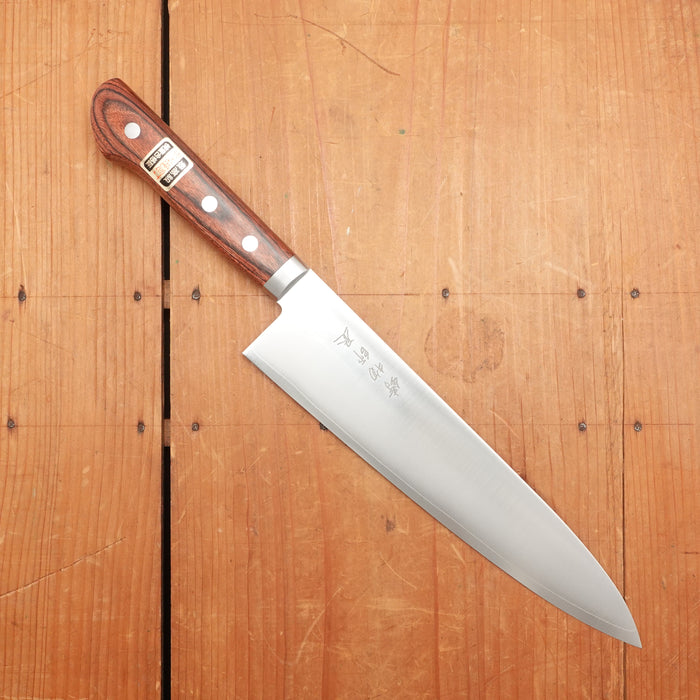 Hitohira Imojiya MZ 210mm Gyuto VG-1 Imitation Mahogany Handle