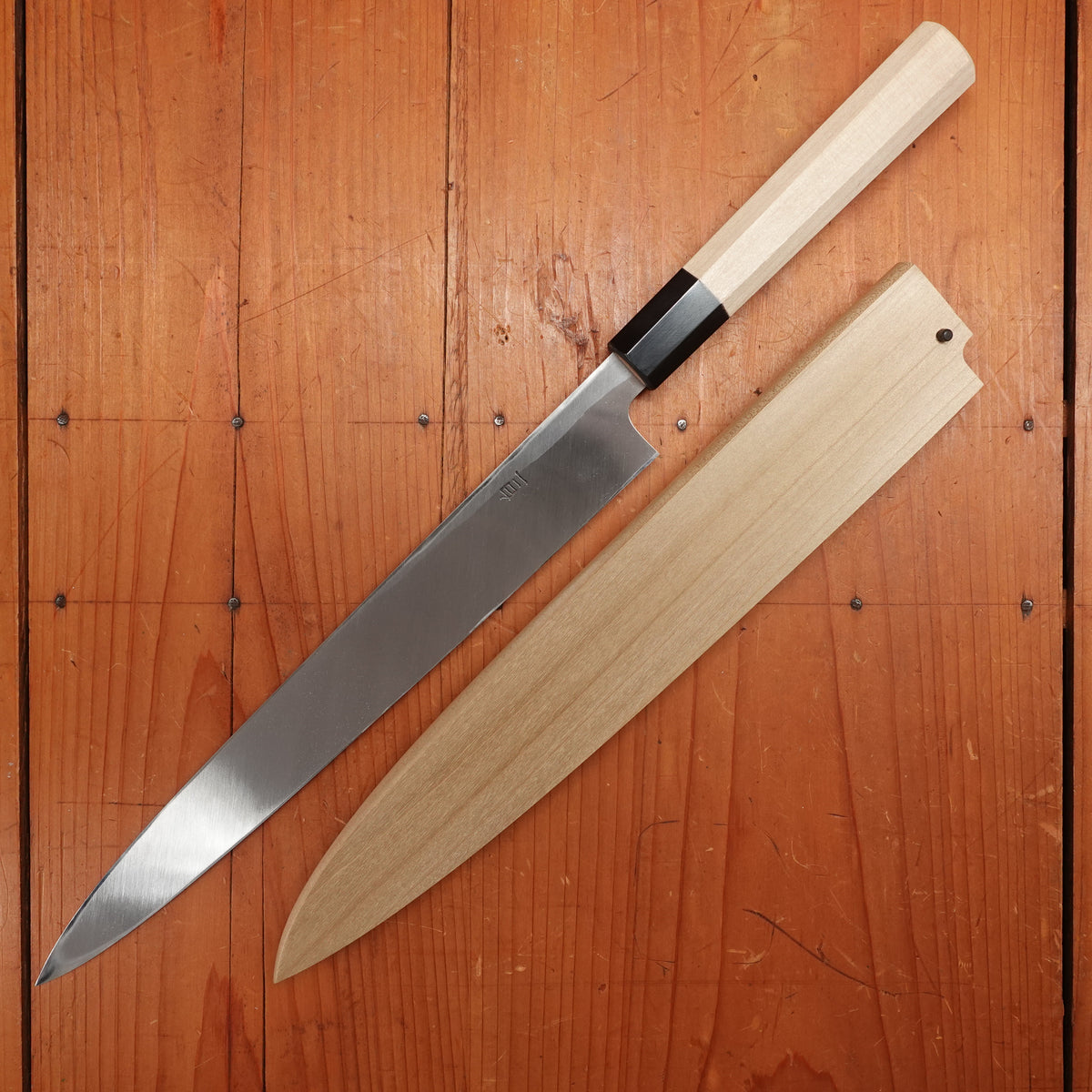 Hitohira Tanaka Manzo 270mm Yanagi Shirogami 2 Ho Wood with Saya