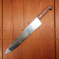 J Adams 12" Chef Knife Carbon Steel Pinned Rosewood