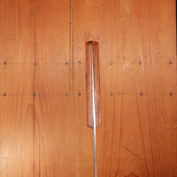 New Old Stock L'Enfer 25cm / 10" Plate-Semelle Rount Tip Slicer Carbon 3 Rosettes Rosewood 1920-30s?