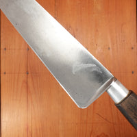 Unmarked 9.75" Chef Knife Cuisine Massive / Nogent Style Carbon Steel 1950-70s