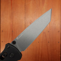 Benchmade 537GY Bailout Tanto CPM-3V AXIS Lock Black Grivory Handle