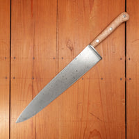 Wear Ever 12.25” Chef Carbon Steel Rehandled in Maple USA 1950