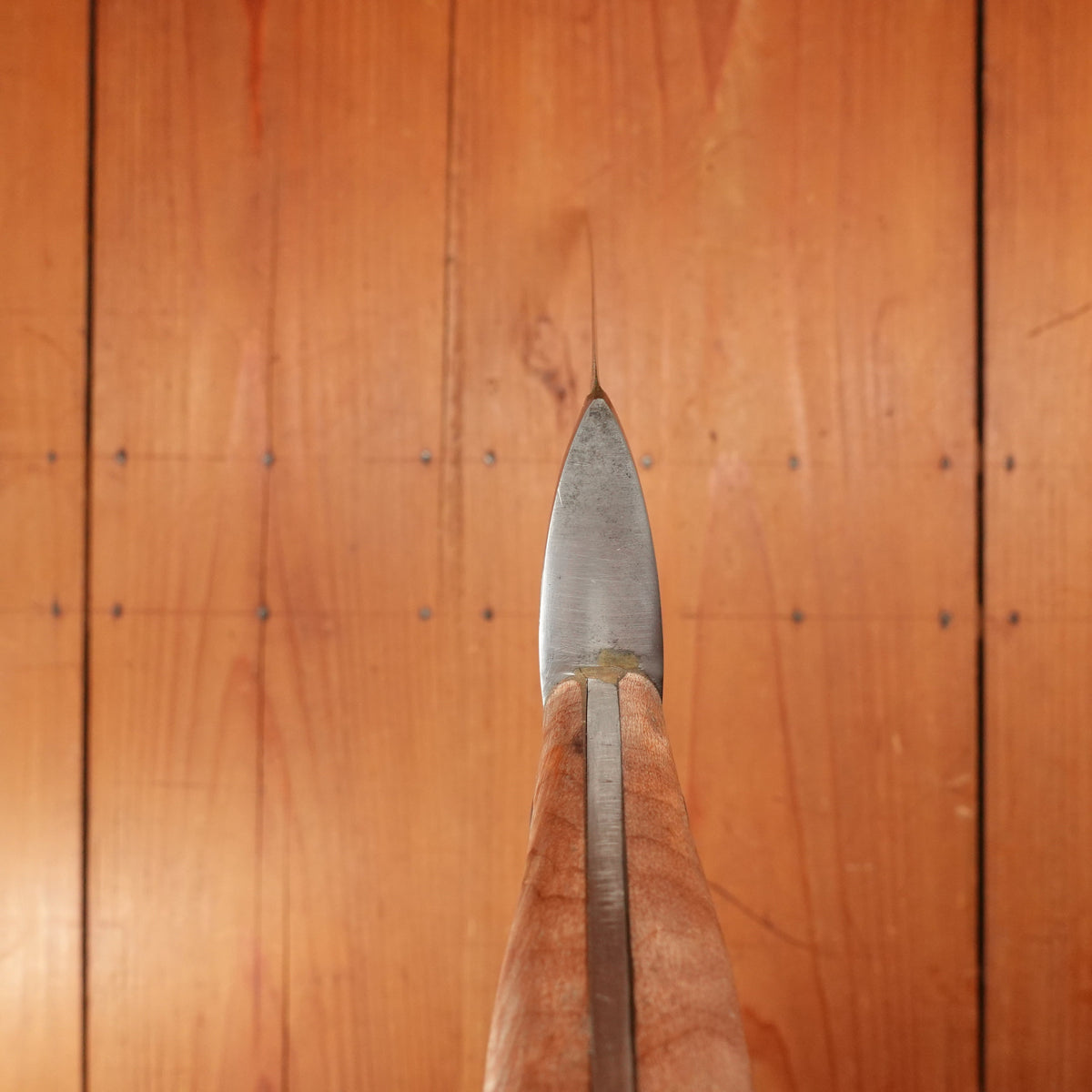 Wear Ever 12.25” Chef Carbon Steel Rehandled in Maple USA 1950