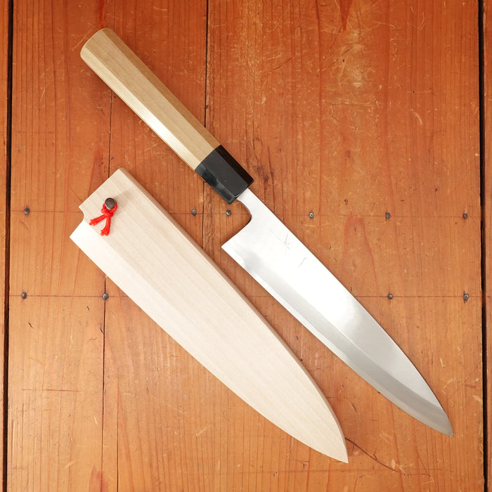 Hitohira Kikuchiyo Manzo 210mm Mioroshi Deba Aogami 2 Ho Wood with Saya