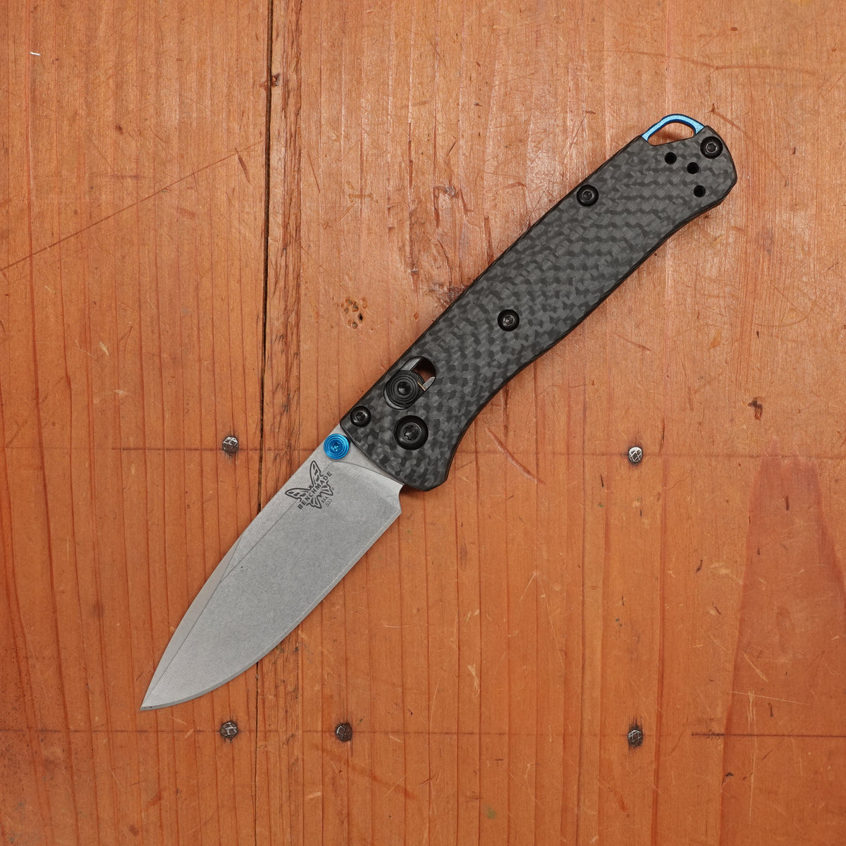 Benchmade 533-3 Mini Bugout Drop Point CPM-S90V AXIS Lock Carbon Fiber Handle