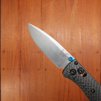 Benchmade 533-3 Mini Bugout Drop Point CPM-S90V AXIS Lock Carbon Fiber Handle