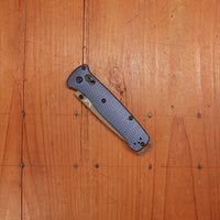 Benchmade 537FE-02 Bailout Tanto CPM-M4 AXIS Lock Crater Blue Aluminum Handle