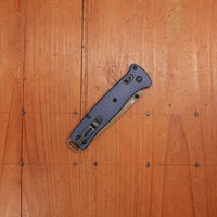 Benchmade 537FE-02 Bailout Tanto CPM-M4 AXIS Lock Crater Blue Aluminum Handle