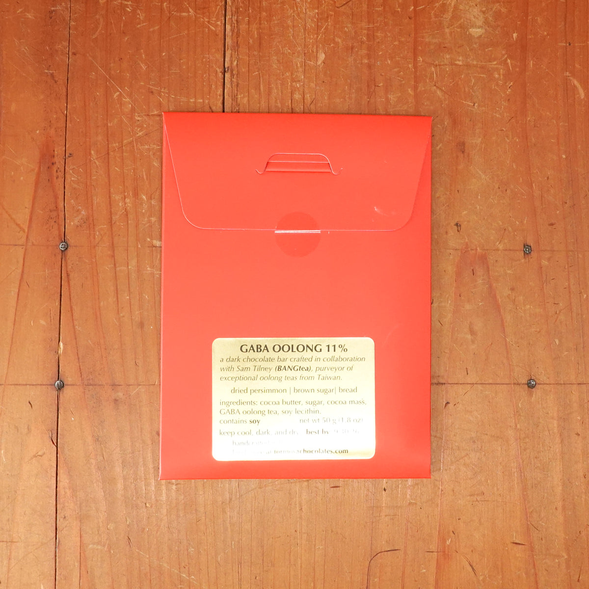 BANGtea x Formosa Fine Chocolates GABA OolongChocolate Bar - 50g
