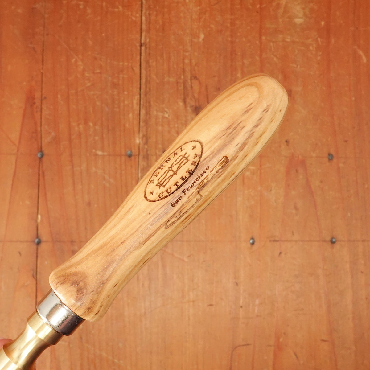 Pasta Cutting Wheel with Brass Single Toothed Blade