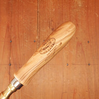 Pasta Cutting Wheel with Brass Single Smooth Blade