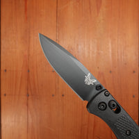 Benchmade 533BK-2 Mini Bugout Drop Point CPM-S30V AXIS Lock Black Cf-Elite Handle