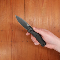 Benchmade 533BK-2 Mini Bugout Drop Point CPM-S30V AXIS Lock Black Cf-Elite Handle