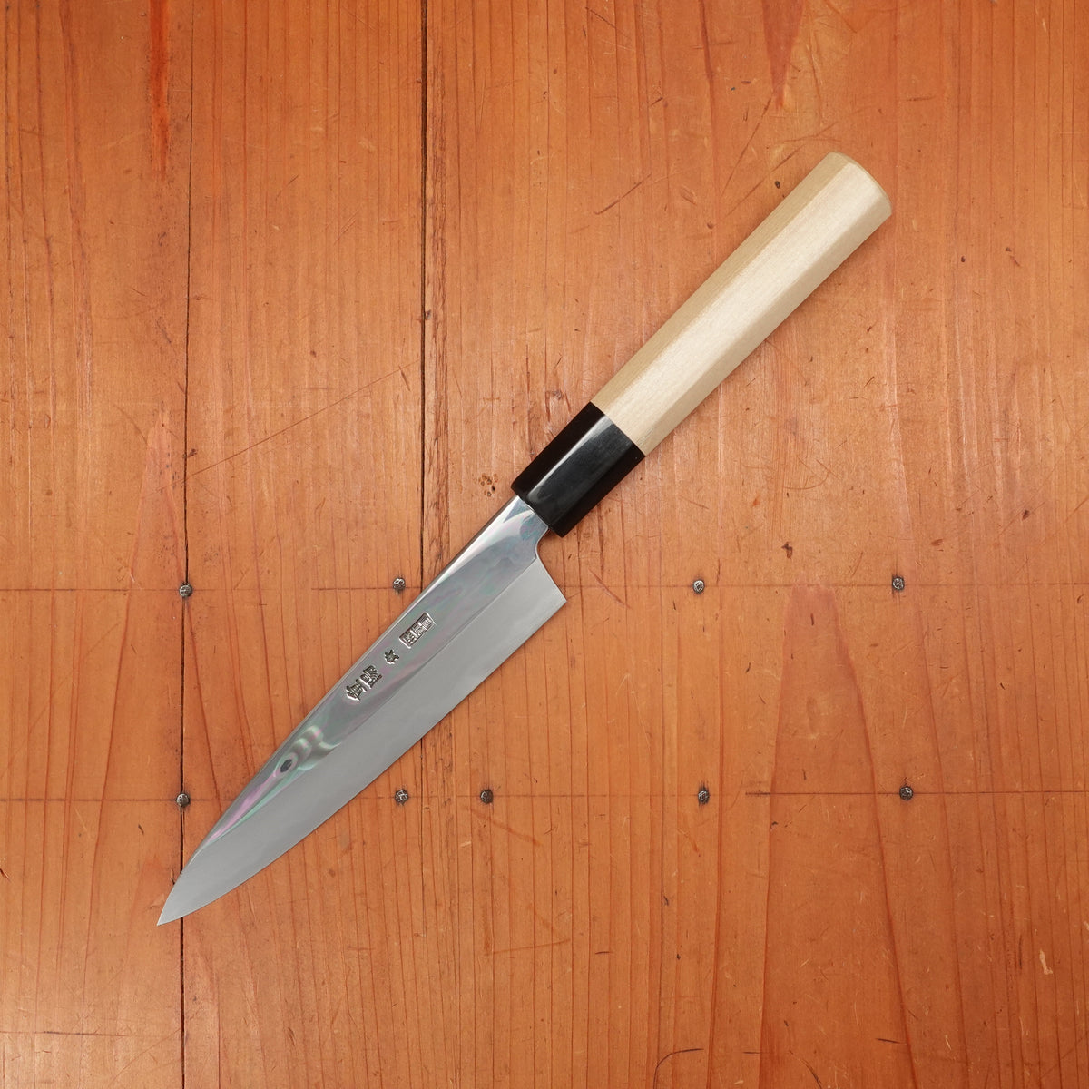 Sakai Kikumori Choyo 150mm  Petty Aogami 1 with Saya