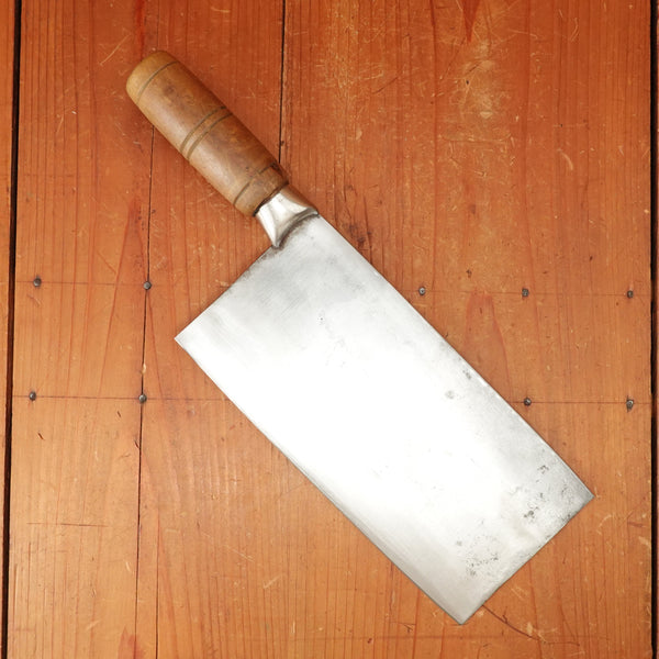 Ho Ching Kee Lee Chinese Cleaver Medium Heavy Weight Carbon Steel Hong Kong 1960s-90s