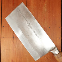 Ho Ching Kee Lee Chinese Cleaver Medium Heavy Weight Carbon Steel Hong Kong 1960s-90s