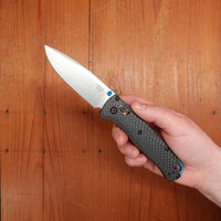 Benchmade 535-3 Bugout Drop Point CPM-S90V AXIS Lock Carbon Fiber Handle