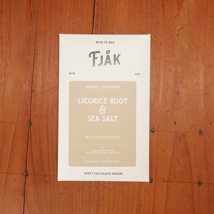 Fjåk Licorice Root Milk Chocolate 50% (Nordic Collection)