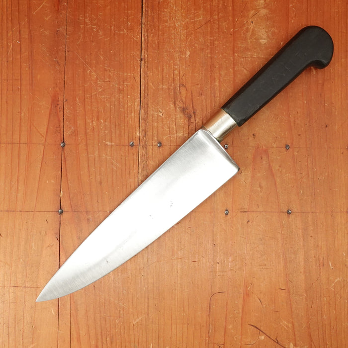 Refurbished Sabatier St Honore 84 8.25" Chef Knife Nickel Ebony Paris / Thiers 1880s-1920s