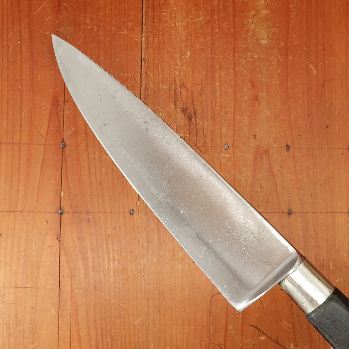 Refurbished Sabatier St Honore 84 8.25" Chef Knife Nickel Ebony Paris / Thiers 1880s-1920s