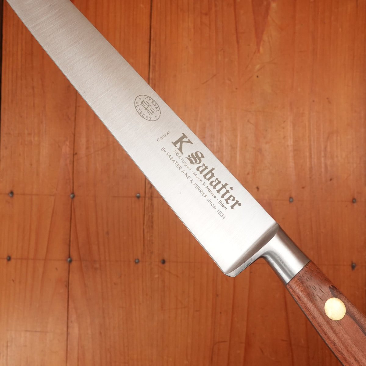 K Sabatier x Bernal Cutlery Nouvel Ideal 10" Slicer Carbon Palissander