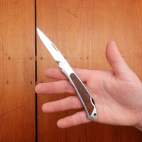 MOKI Kita Kitsume Folding Knife Linen Quince Handle