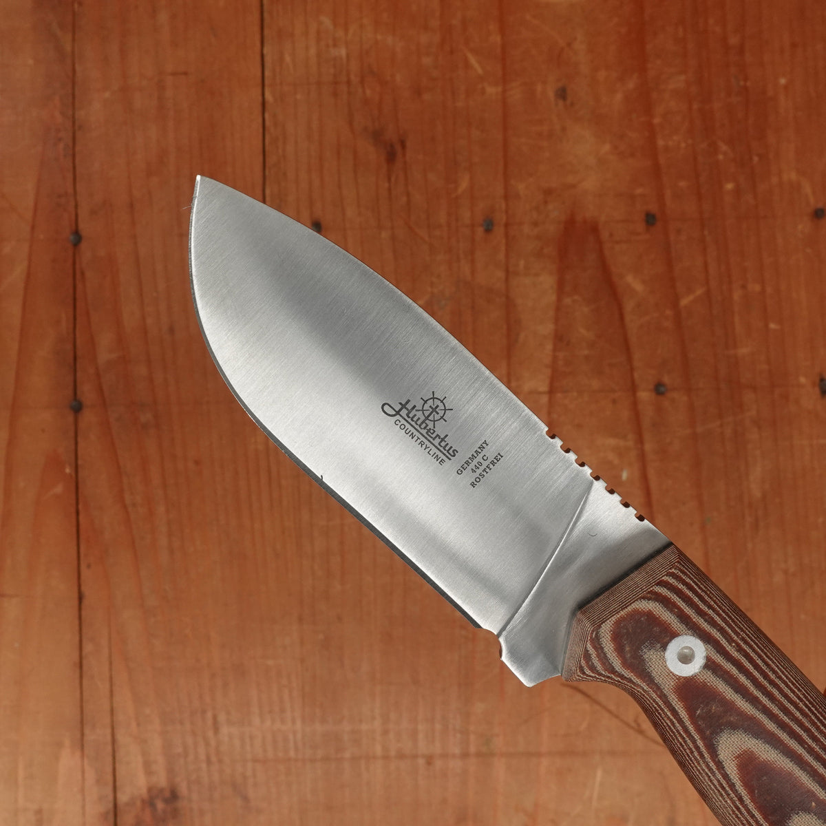 Hubertus 4.25" Hunter Stainless Micarta Germany Unused
