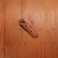 Benchmade 945BK-03 Mini Osborne Reverse Tanto CPM-MagnaCut AXIS Lock Burnt Copper Aluminum Handle