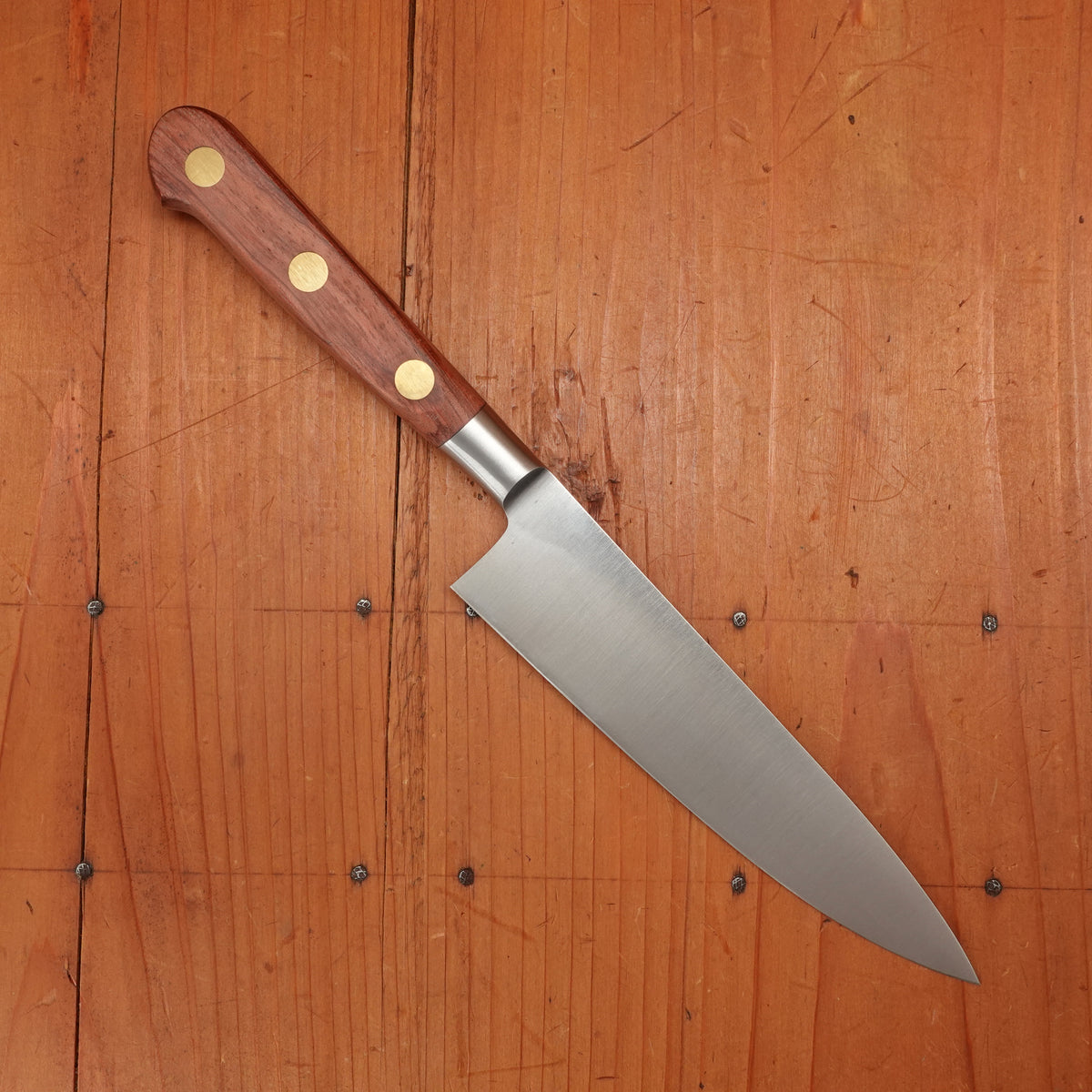 K Sabatier x Bernal Cutlery Nouvel Ideal 5.75" Chef Bolsterless Carbon Palissander