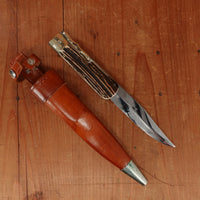 A Wingen Hoffritz Folding Bowie 'Super Stainless' Nickel & Stag Near Mint 1950s-60s