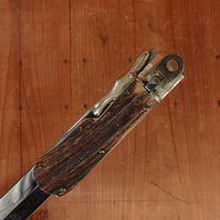 Hoffritz Folding Bowie 'Super Stainless' Nickel & Stag Near Mint 1950s-60s A Wingen?