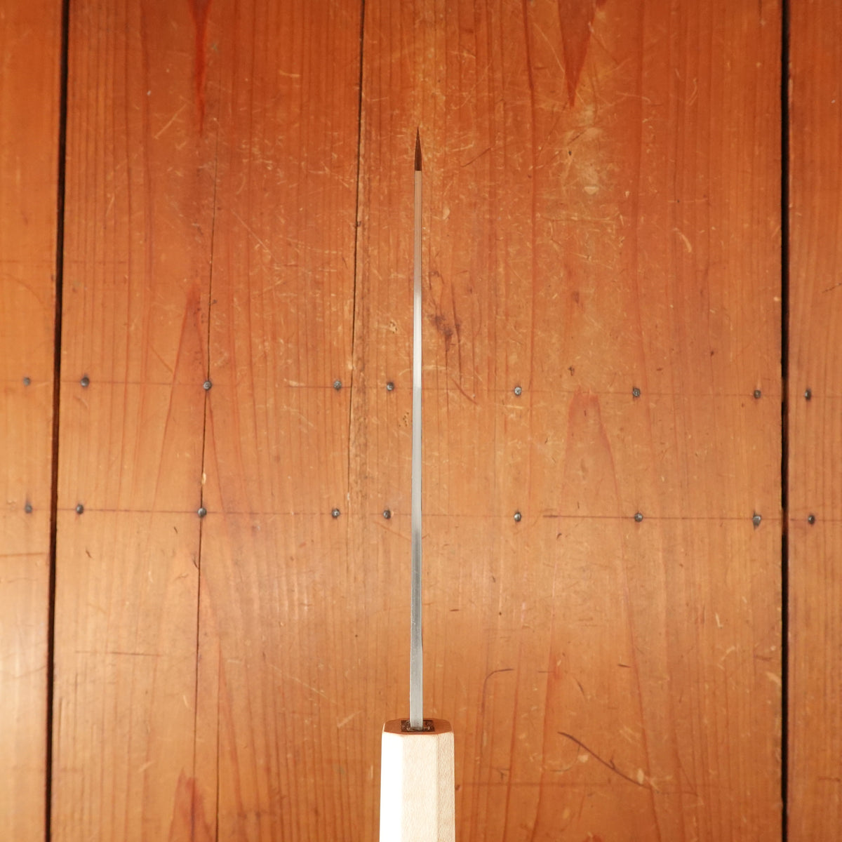 Hitohira TD 150mm Honesuki Kaku SLD Tsuchime Walnut Wood Handle