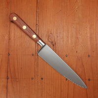 K Sabatier x Bernal Cutlery Nouvel Ideal 6" Chef with Serrated Tip Carbon Palissander