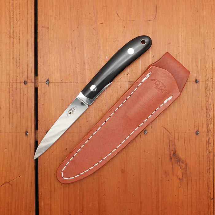 MOKI Banff Fixed Blade Linen Micarta Handle