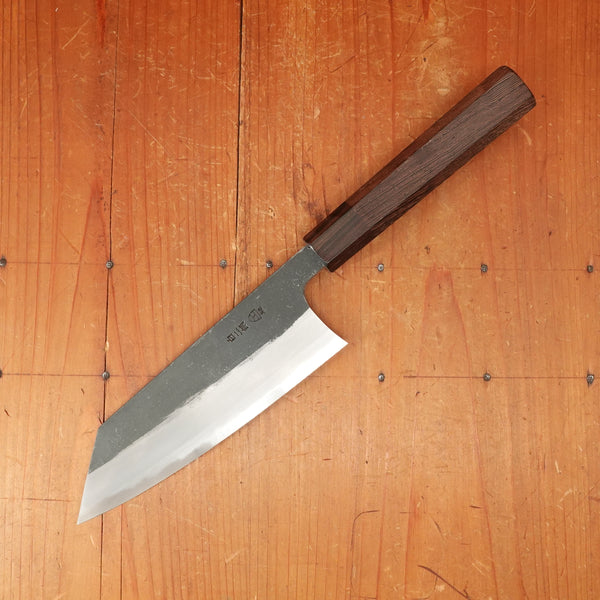 Hitohira Togashi 185mm Bunka Shirogami 2 Kurouchi Tagayasan Handle