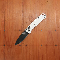 Benchmade 533BK-1 Mini Bugout Drop Point CPM-S30V AXIS Lock White Grivory Handle