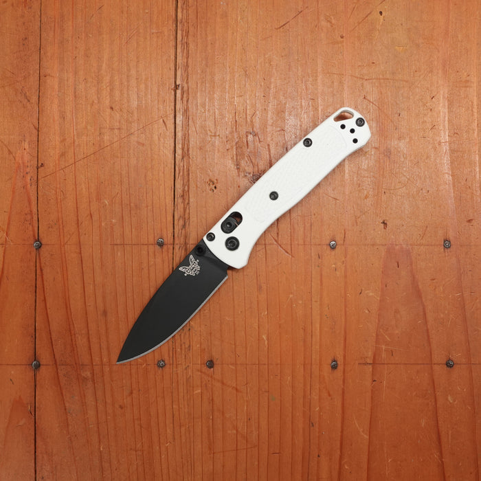 Benchmade 533BK-1 Mini Bugout Drop Point CPM-S30V AXIS Lock White Grivory Handle