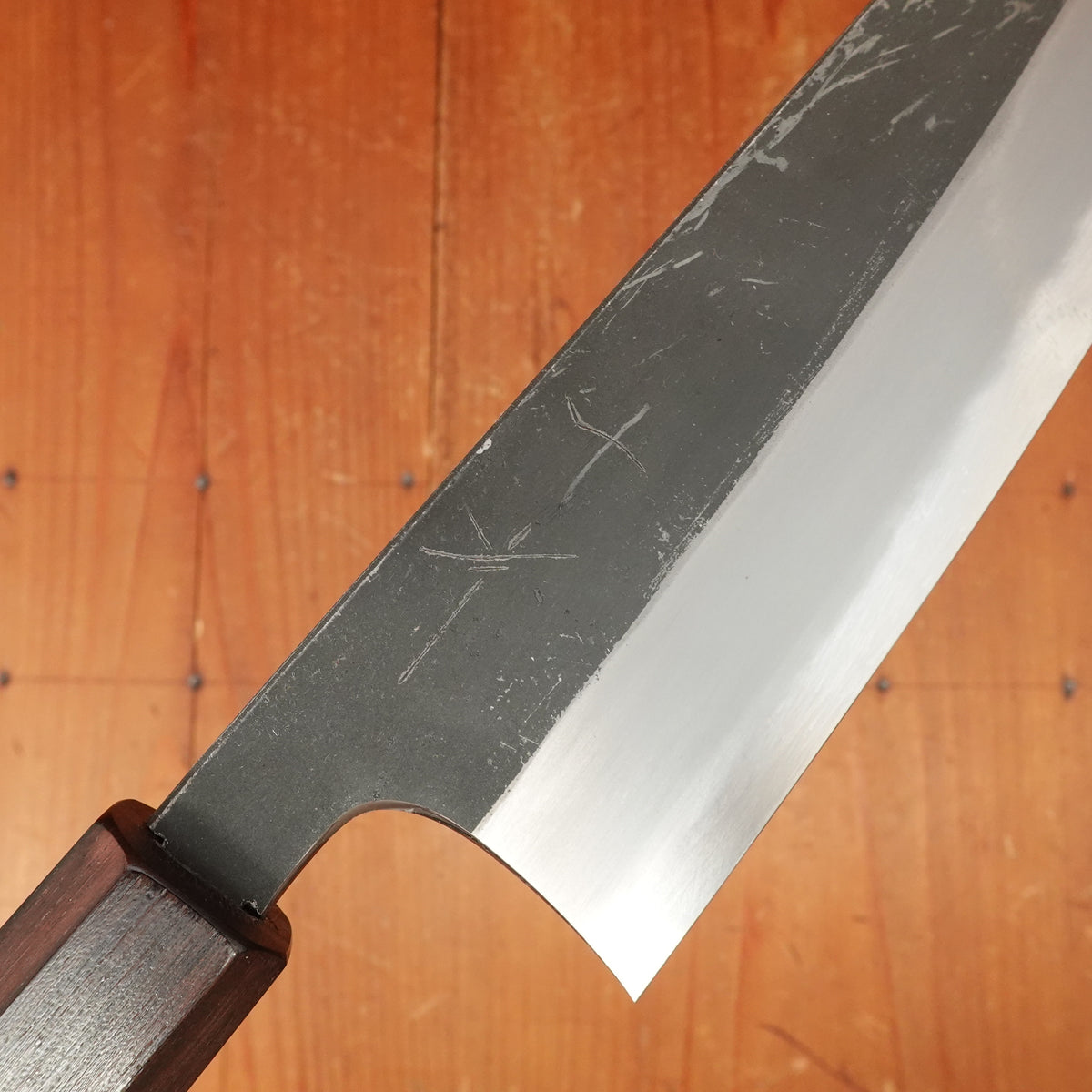 Hitohira Togashi 185mm Bunka Shirogami 2 Kurouchi Tagayasan Handle