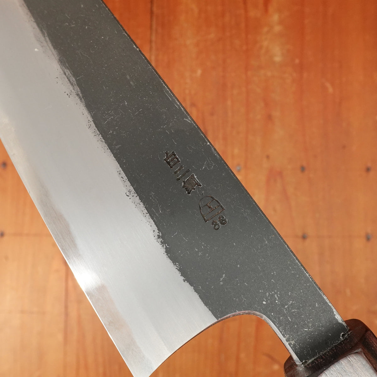 Hitohira Togashi 185mm Bunka Shirogami 2 Kurouchi Tagayasan Handle