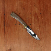 L.T. Wright White Tail Classic 4.25" Stainless Brass Bone ~2005 Made By L.T.