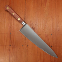 K Sabatier x Bernal Cutlery Nouvel Ideal 9" Chef with Serrated Tip Carbon Palissander