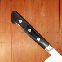 Morihei Hisamoto 210mm Gyuto Stainless Clad Shirogami 1 Tsuchime Pakka Handle
