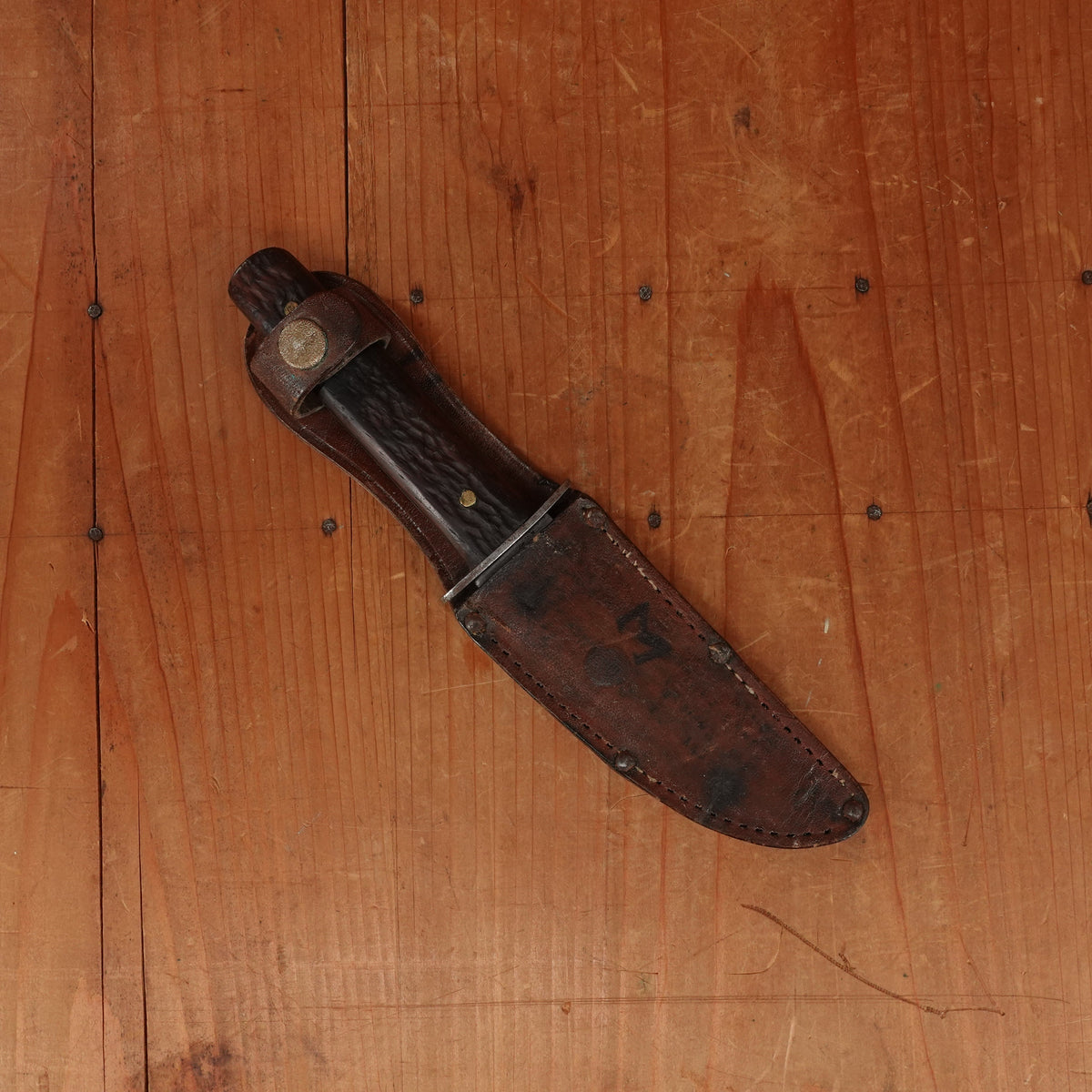 Kent (Camillus) 3.75" Sportsman's Knife Carbon Steel Jigged Bone 1930s