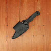 Benchmade 203BK-02 Dacian 7.5" Spear Point MagnaCut® Fixed Blade Blue Canvas Black Micarta Handle