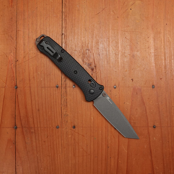 Benchmade 537GY-03 Bailout Tanto CPM-M4 AXIS Lock Black Aluminum Handle